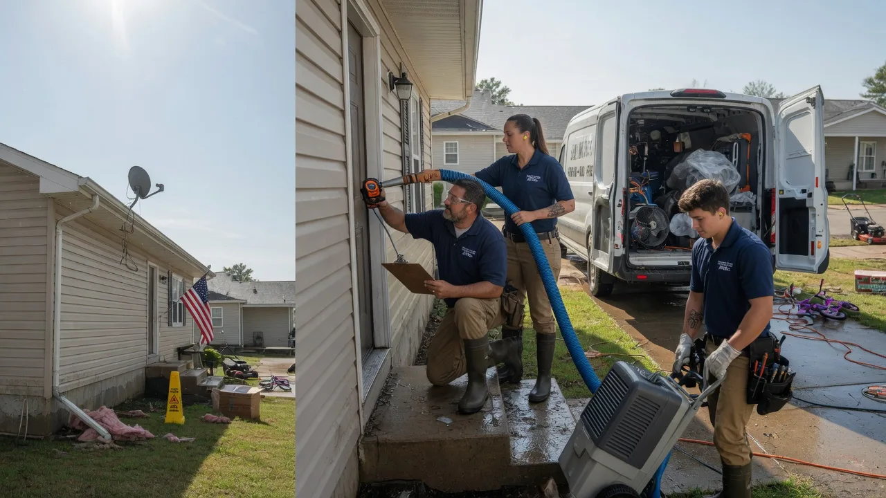 Ceiling Water Damage Restoration in Carpenter, WY near me